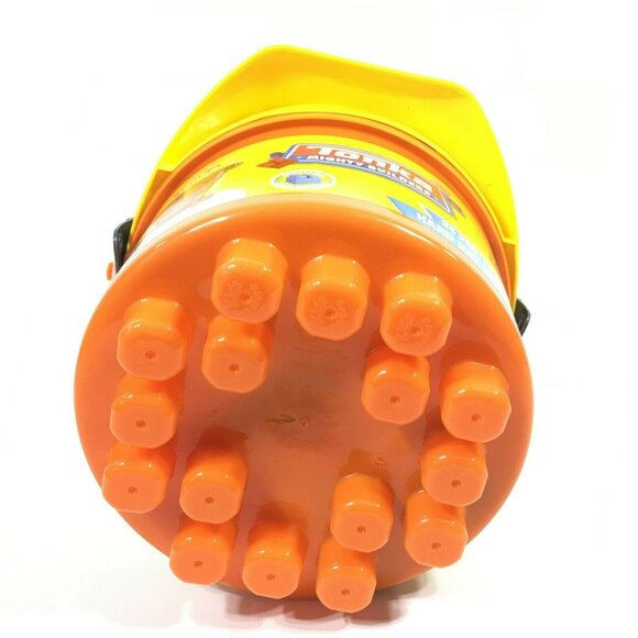 Tonka Mighty Builders Construction Hard Hat Bucket Building Blocks 25 Pi… - Picture 5 of 6